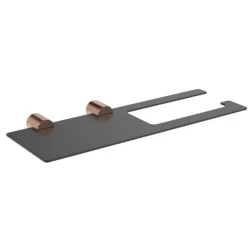 Fontana FY-90303 Mat Rose-Siyah Tuvalet Kağıtlığı Hemen Al