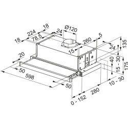 Franke Aspiratör Ftc 632L Gr/Xs Hemen Al