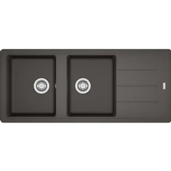 Franke Basis BFG 621-116 Sağ-Sol Damlalıklı Slate Grey Granit Evye