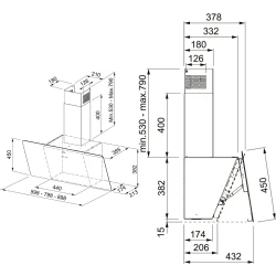 Franke Davlumbaz Fpj 915 V Bk A 90 Cm Siyah
