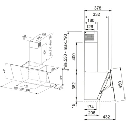 Franke Davlumbaz Fpj 915 V Wh A 90 Cm Beyaz
