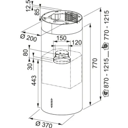 Franke Davlumbaz Tube Plus Ada Ftu 3707 I Xs Hemen Al