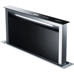 Franke FDW 908 IB XS Siyah Cam-Inox 90 Cm Tezgahaltı Davlumbaz