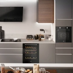 Franke Maris FMA 36 WCR BK Siyah Cam Ankastre Şaraplık