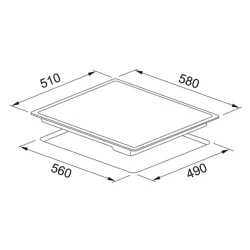 Franke FRSM 604 C T BK 4 Gözlü 60 Cm Ankastre Elektrikli Ocak Hemen Al