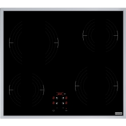 Franke FRSM 604 C T XS Siyah Cam-Inox Elektrikli Ankastre Ocak