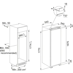 Franke FSDR 330 V E Ankastre Buzdolabı