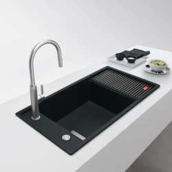 Franke Fresno Fsg 611-88 Nero Granit Evye