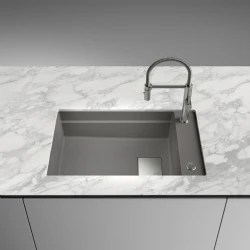 Franke Kubus 2 KNG 110-62 Stone Grey Grnait Evye