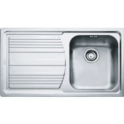 Franke Logica Line Lll 611-86 Sol Damlalıklı Dekorlu Çelik Evye