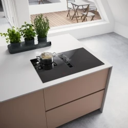 Franke Maris 2gether FMA 8372 4RC R HI Siyah Cam Davlumbaz Entegreli Ankastre Ocak