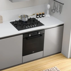 Franke Maris FHMA 755 4G DCL BK C Siyah Cam Ankastre Ocak