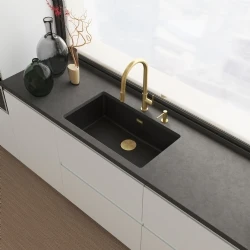 Franke Maris Slim Clear Water Altın Su Arıtma Filtreli Spiralli Eviye Armatürü