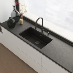 Franke Maris Slim Clear Water Antrasit Su Arıtma Filtreli Spiralli Eviye Armatürü