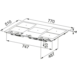 Franke Mythos K-LINK FMY 805 I F KL MB Mat Siyah İndüksiyonlu Ankastre Ocak