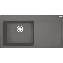 Franke Mythos MTG 611-100 Sağ Damlalıklı Stone Grey Granit Evye