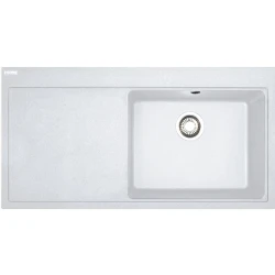 Franke Mythos MTG 611-100 Sol Damlalıklı Bianco Granit Evye