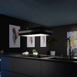 Franke Mythos Masterpiece FMYS BK/AN F80 KL Mat Siyah-Antrasit Ada Davlumbaz