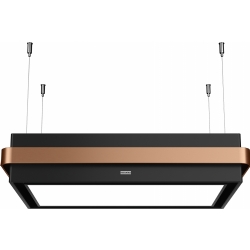 Franke Mythos Masterpiece FMYS BK/CP F80 KL Mat Siyah-Bakır Ada Davlumbaz