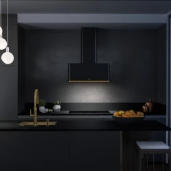 Franke Mythos Masterpiece FMYW BK M/GD 80 KL Mat Siyah-Altın Davlumbaz