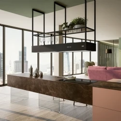 Franke Mythos T-Shelf Evolution FMY F160 Mat Siyah Ada Davlumbaz