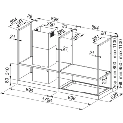 Franke Mythos T-Shelf FMY BK MATT F180 Mat Siyah Ada Tipi Davlumbaz Hemen Al