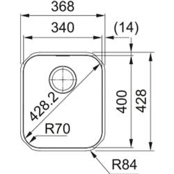 Franke Smart SRX 110-34 Inox Eviye