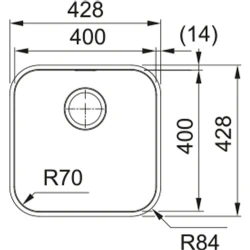 Franke Smart SRX 110-40 Inox Eviye