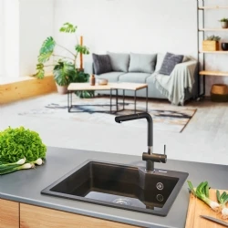 Franke Urban Ubg 610-56 Nero Granit Evye