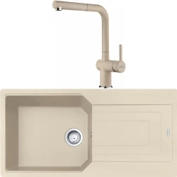 Franke Urban Ubg 611-100 Granit Eviye + Active Plus Doccia 2.0 Armatür (Avena) Hemen Al