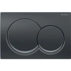 Geberit Alpha01 Siyah-Krom Kumanda Kapağı - 115.035.QC.1 Hemen Al