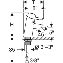 Geberit Bambini Lavabo Bataryası - 571600000 Hemen Al