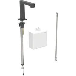 Geberit Brenta Mat Siyah Fotoselli Lavabo Bataryası - 116.175.14.1