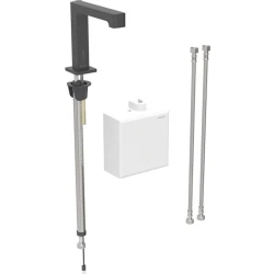 Geberit Brenta Mat Siyah Fotoselli Lavabo Bataryası - 116.174.14.1