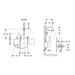 Geberit Brenta Mat Siyah Fotoselli Lavabo Bataryası - 116.176.14.1 Hemen Al
