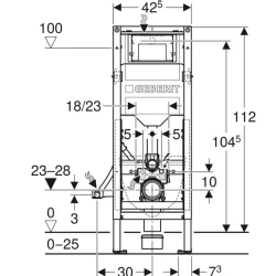 Geberit Duofix 12 Cm Sigma Gömme Rezervuar - 111.350.00.6