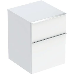 Geberit Icon 45 Cm Beyaz-Krom Yan Modül Dolap - 502.315.01.2