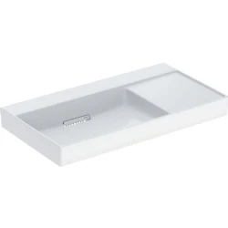 Geberit ONE CleanDrain 90x48 Cm Sağ Etajerli Lavabo - 505.042.00.1