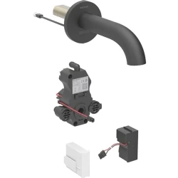 Geberit Piave Mat Siyah Fotoselli Lavabo Bataryası - 116.266.SN.1