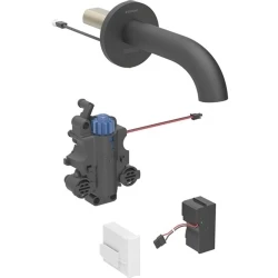 Geberit Piave Mat Siyah  Ankastre Fotoselli Lavabo Bataryası - 116.287.14.1 Hemen Al