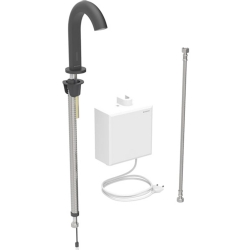 Geberit Piave Mat Siyah Fotoselli Lavabo Bataryası - 116.161.14.1