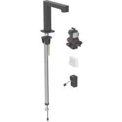 Geberit Piave Mat Siyah Fotoselli Lavabo Bataryası - 116.192.14.1