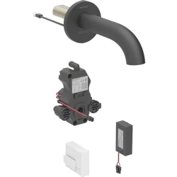 Geberit Piave Mat Siyah Fotoselli Lavabo Bataryası - 116.284.14.1