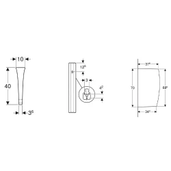 Geberit Pisuvar Paneli 110000000