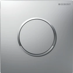 Geberit Sigma10 Mat Krom Pnömatik Pisuvar Kumanda Kapağı - 116.015.JQ.1