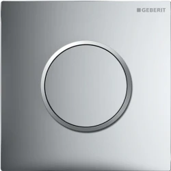 Geberit Sigma10 Mat Krom Pnömatik Pisuvar Kumanda Kapağı - 116.015.KH.1