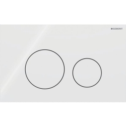 Geberit Sigma40 Beyaz Cam Kumanda Kapağı -115.628.SI.1