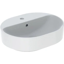 Geberit VariForm 50x40 Cm Batarya Banklı Eliptik Lavabo - 500.775.01.2