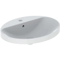 Geberit VariForm 60x48 Cm Oval Tezgah Üstü Lavabo - 500.724.01.2