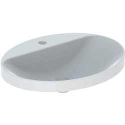 Geberit VariForm 60x48 Cm Oval Tezgah Üstü Lavabo - 500.726.01.2